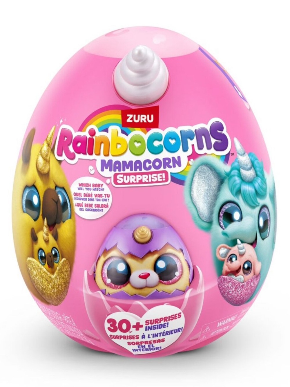 Rainbocorns Mamacorn Surprise Egg - Pink - 30+ Surprises New